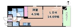 レオングラン本町橋の物件間取画像